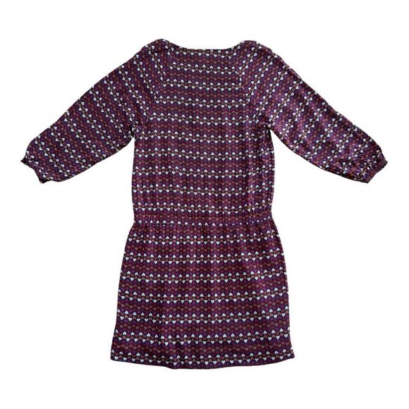 Q-Mack Multicolor Heart Patterned Lined Mini Dress Preowned in Good Condition - Picture 2 of 9